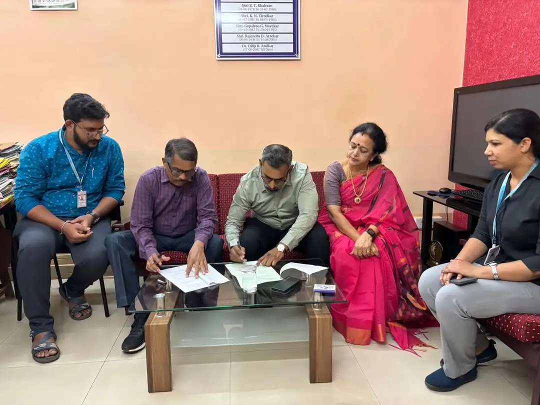 Mapusa students participating in Avanteia IT skills orientation program at DMC