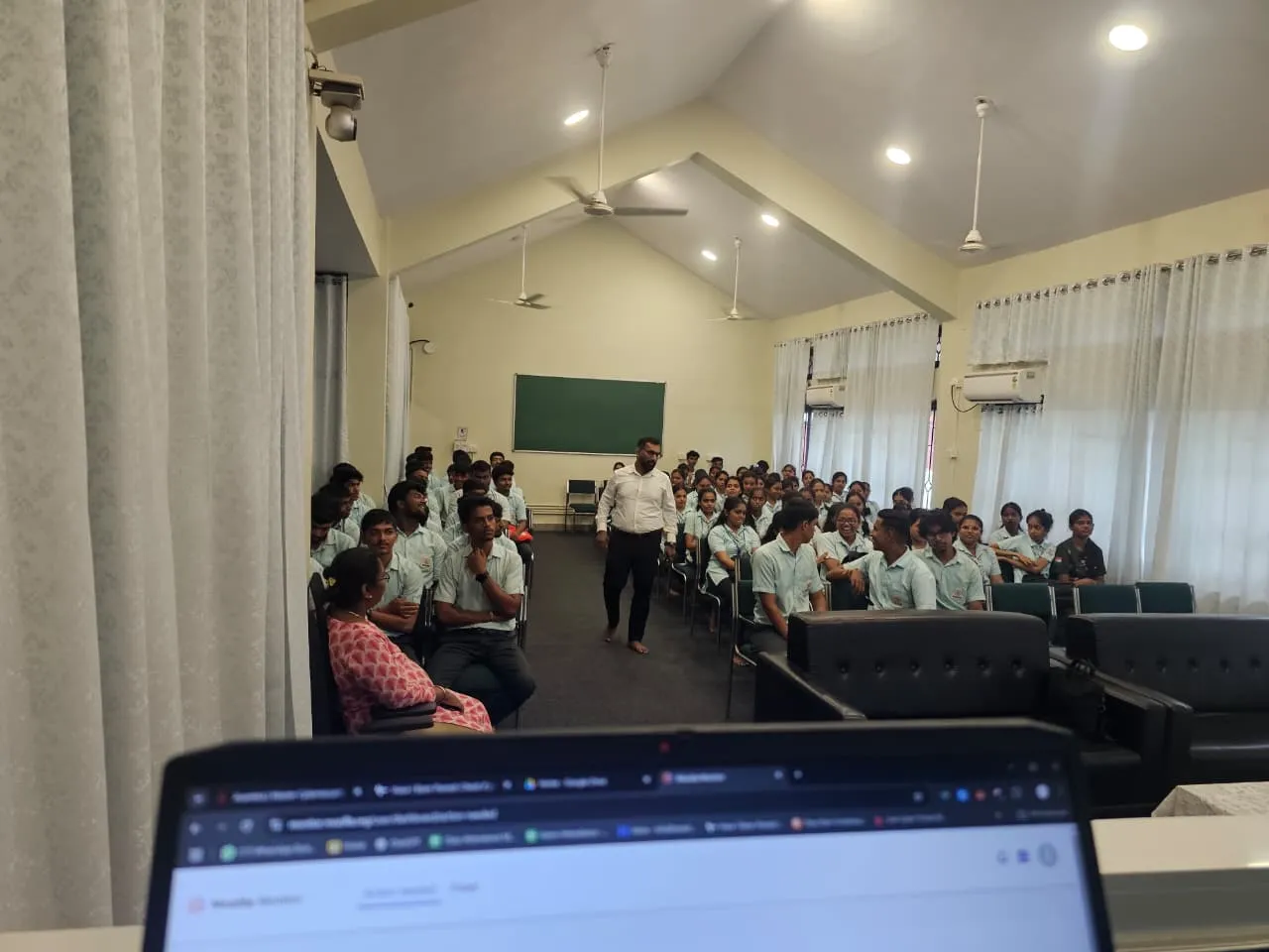 Threat awareness and defense strategies discussion at Avanteia Cybersecurity Seminar Sant Sohirobanath Ambiye Government College of Arts and Commerce